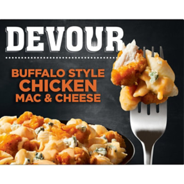 DEVOUR DEVOUR Buffalo Style Chicken Mac & Cheese Frozen Meal Box - 12 Oz