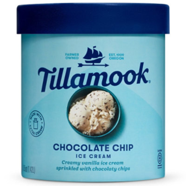 Tillamook Chocolate Chip Ice Cream