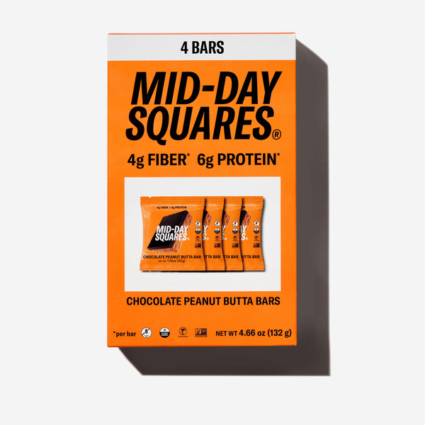 Mid Week Peanuts Mid-Day Squares Peanut Butta Chocolate + Functional Bar Same-Day ...