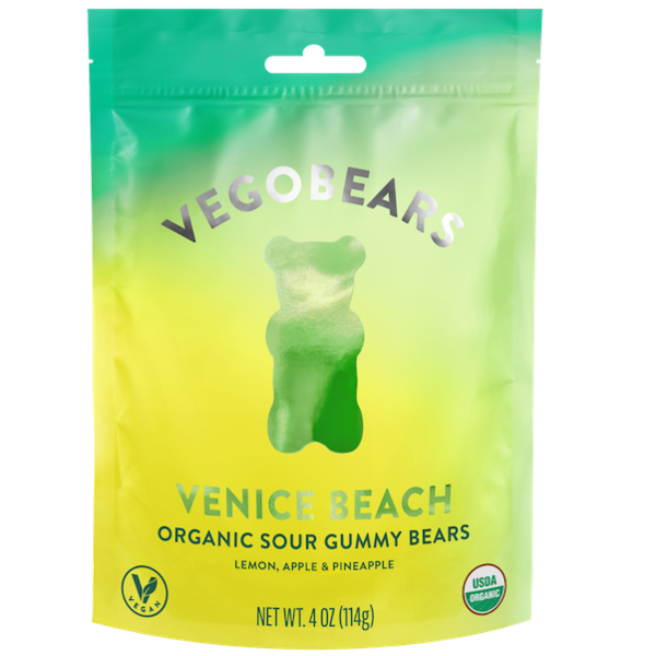 Vegobears Venice Beach: Sour Lemon, Apple, & Pineapple Same-Day