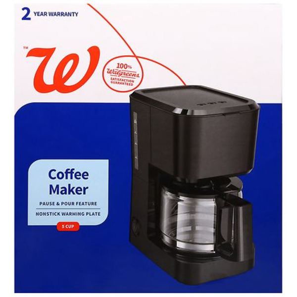 Walgreens Coffee Maker 5 Cup - 1.0 ea