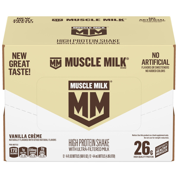 MUSCLE MILK VANILA14OZ