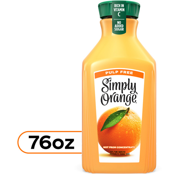 Simply Pulp Free Orange Juice