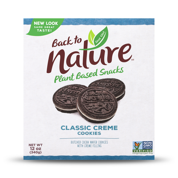 Back to Nature Classic Creme Cookies, Non-GMO Project Verified, Kosher