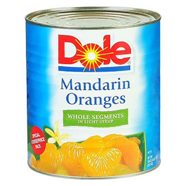 Dole - Mandarins in Light Syrup - #10 cans