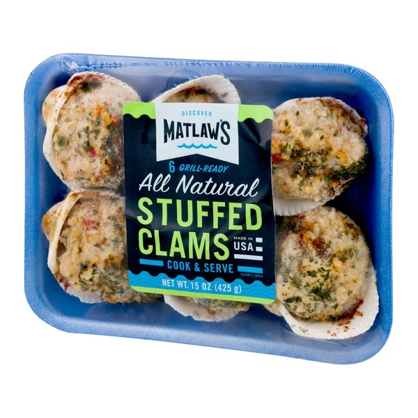 Matlaw's All Natural Stuffed Clams 6 CT (15 oz) Instacart