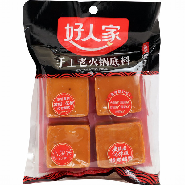 Hao Ren Jia 4-Piece Spicy Hot Pot Soup Base