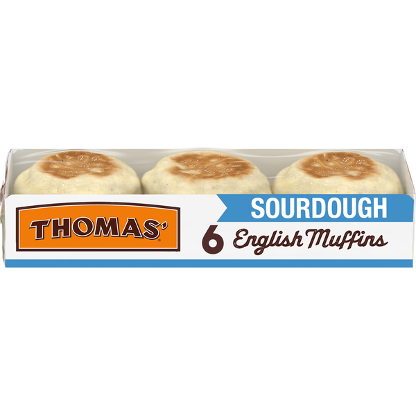 muffinさま専用 Thomas' 6 count, Sourdough English Muffins Same-Day Delivery