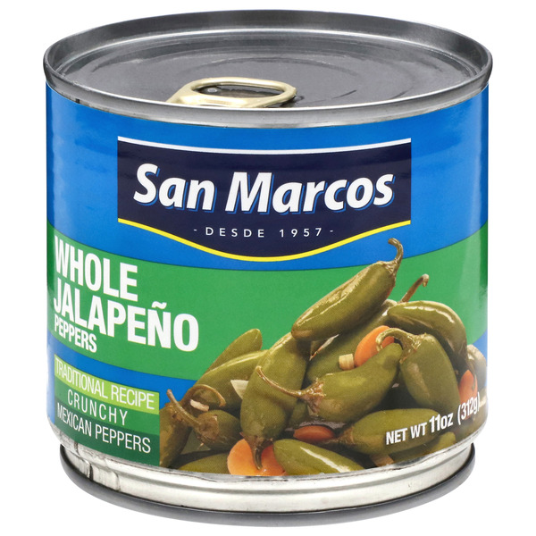 San Marcos Jalapeno Peppers, Whole