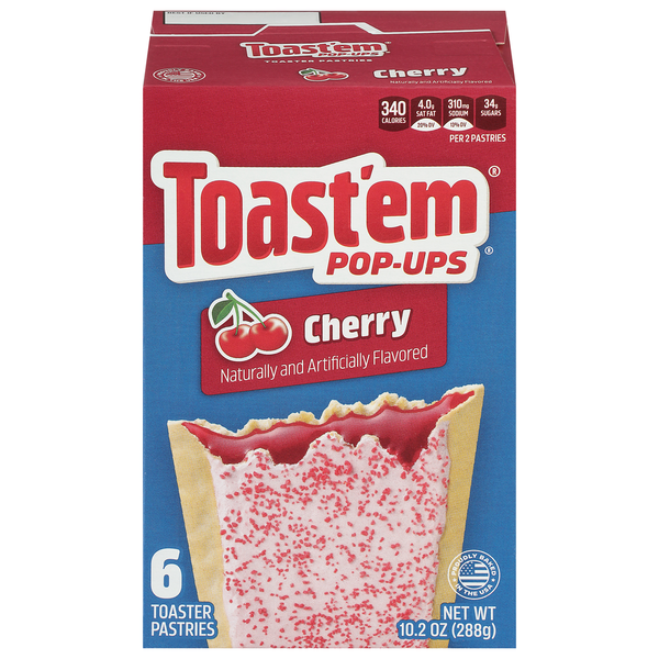 Toast'em Pop-ups Toaster Pastries, Cherry Same-Day Pickup