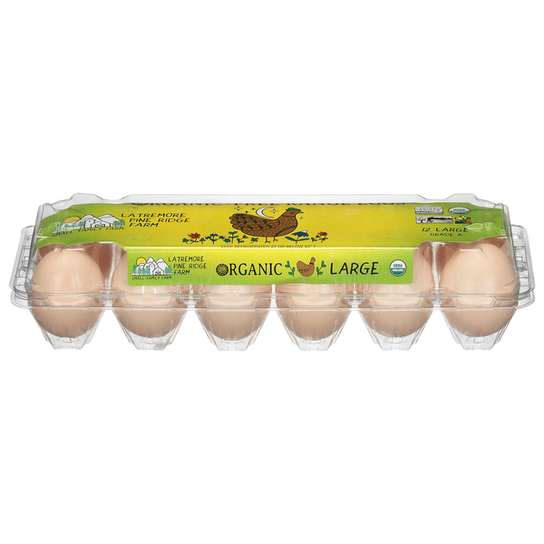 Latremore Pine Ridge Farm Organic Free Range Large Eggs Same-Day