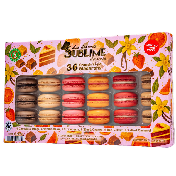 Sublime Desserts Macarons, Assorted Flavors Same-Day Delivery