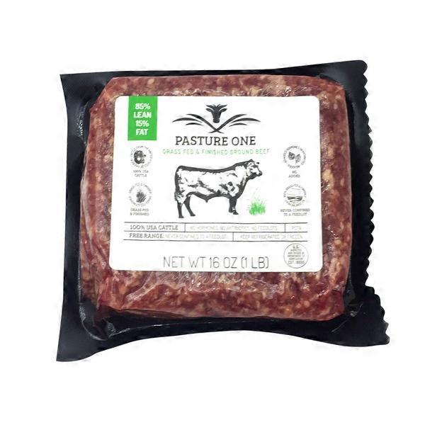 Pasture One Grass Fed & Finished Ground Beef (per lb) Instacart