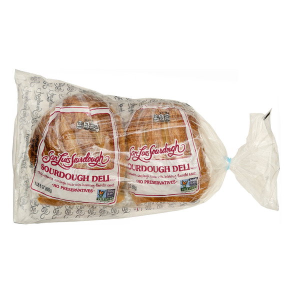 San Luis Sourdough Sliced Sour Loaves, 24 oz, 2 count