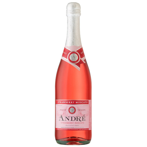 André Strawberry Moscato Champagne Sparkling Wine Same-Day