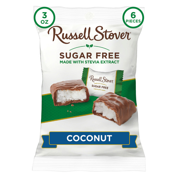 Russell Stover Sugar Free Coconut Chocolate Candy