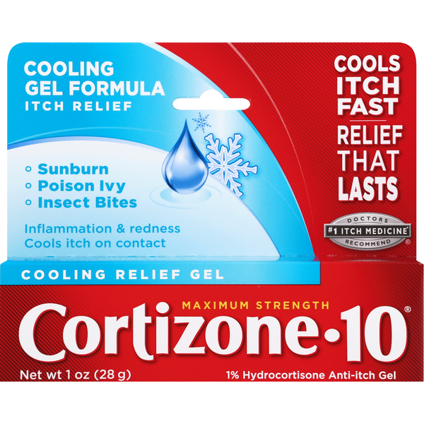 Cortizone 10 Anti-Itch Gel, Maximum Strength, Cooling Gel Formula