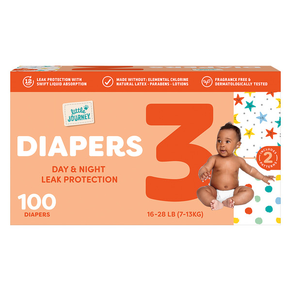 Little Journey Club Pack Diapers Size 3