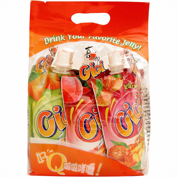 CiCi’s Italian Cookies Assorted Fruit Flavor Jelly Drink Mixed With Lychee, Mango & Peach