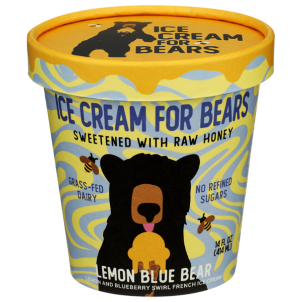 Ice Cream For Bears Lemon Blue Bear French Ice Cream