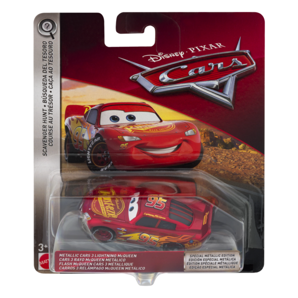 rayo mcqueen metalico
