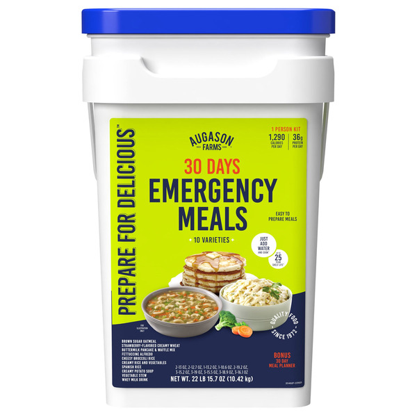Augason Farms 30 Days Emergency Meals Variety Pack, 194 Servings