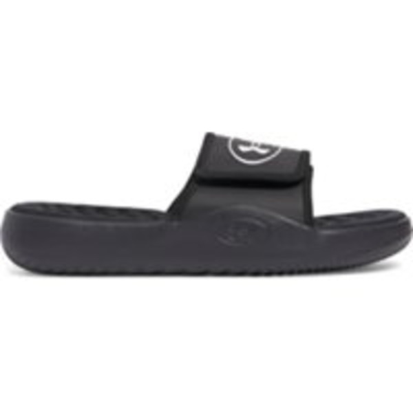 Under Armour Men's Ignite Medium Width Pro 8 Slides, Size 8 - Black & Galaxy Black