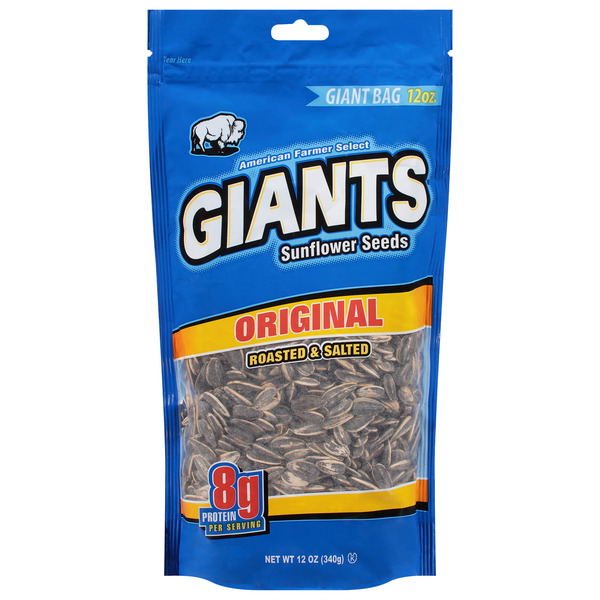 Giants Roasted & Salted Original Sunflower Seeds Giant Bag Same