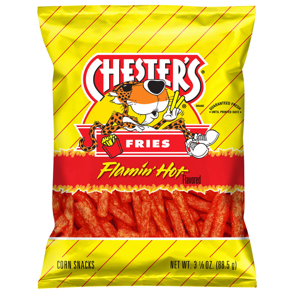 Chester's Fries Flamin' Hot Flavored Corn Snacks