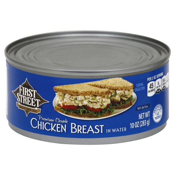 First Street Premium Chunk Chicken Breast in Water