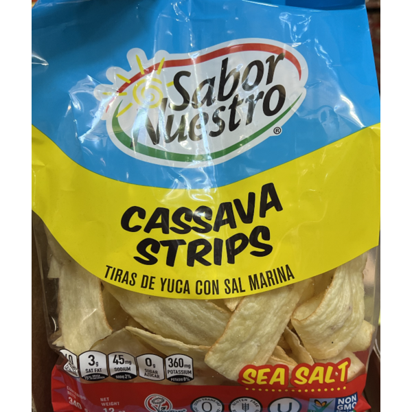 Sabor Nuestro - Cassava Strips, 12 oz