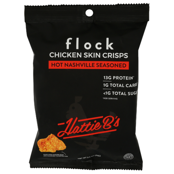 Flock Hattie B's Hot Nashville Style Chicken Skin Crisps