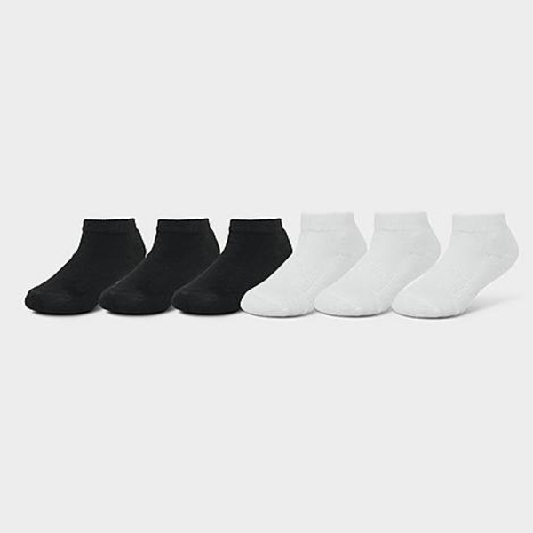 Finish Line Kids' Toddler Low-Cut Socks - Black & White