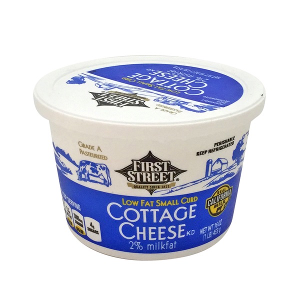 First Street Cottage Cheese 2 Milkfat Grade A 16 Oz Instacart