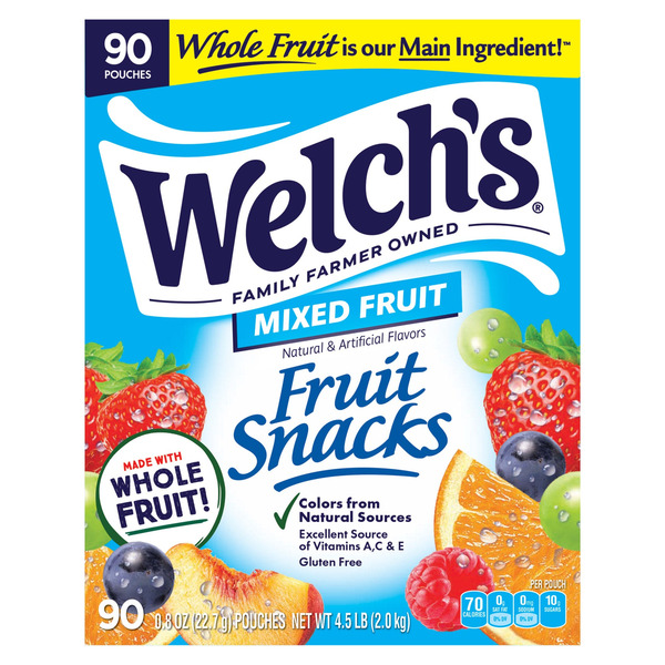 Fruit Snacks, 90 X .08 oz