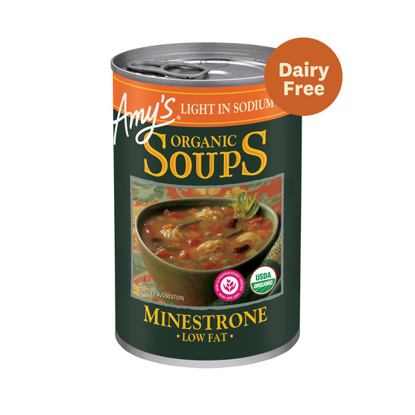 Amy's Kitchen Organic Light in Sodium Low-Fat Minestrone Soup