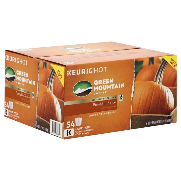 green mountain coffee - pumpkin spice k-cup pods