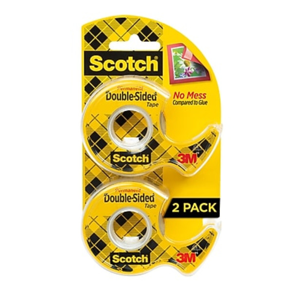 Scotch Tape, Double-Sided, Permanent