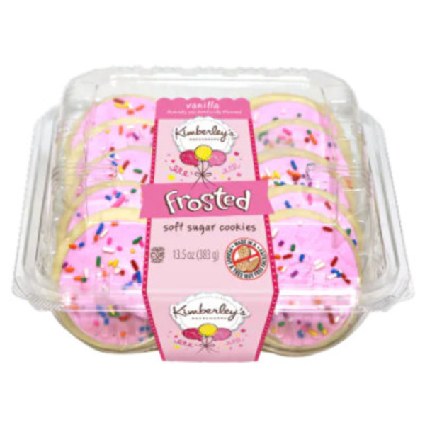 Kimberley's Bakeshoppe Vanilla Frosted Soft Sugar Cookies
