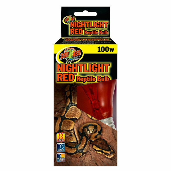 Zoo Med 100w Nightlight Red Reptile Bulb