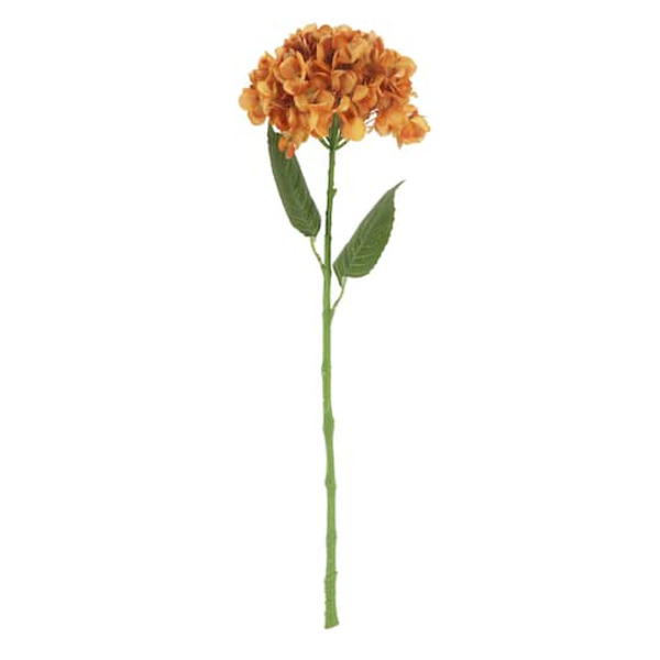 Ashland Orange & Brown Hydrangea Stem
