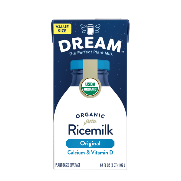 Dream Vegan Ricemilk Original with Calcium & Vitamin D, Value Size
