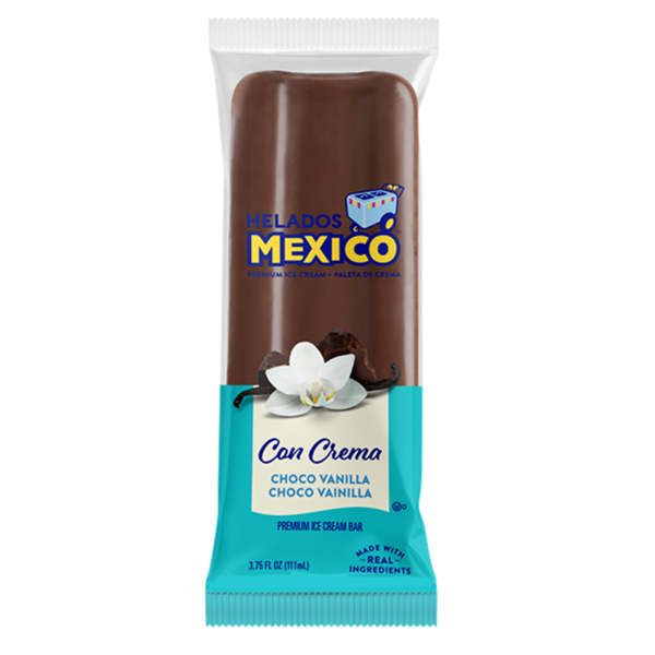 Helados Mexico Choco Vanilla Ice Cream Bar Paleta
