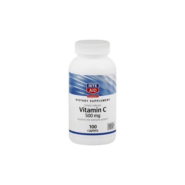 Rite Aid Vitamin C 500 Mg Supports The Immune System Dietary Supplement