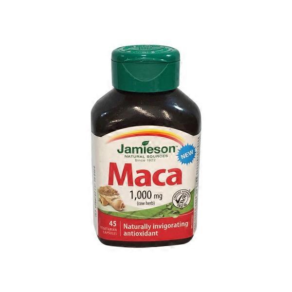 Jamieson Maca Raw Herb 45 Vegetarian Capsules (1000 mg) Instacart