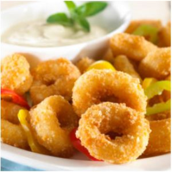 Frozen Mrs Fridays - Breaded Calamari Rings - 2 lb box