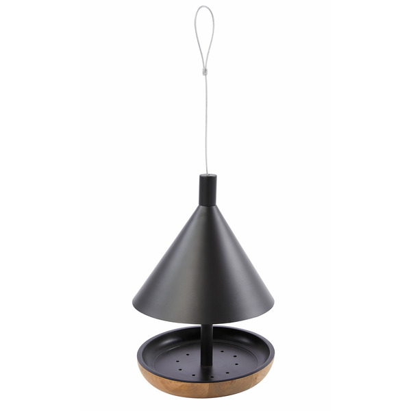 All Living Things Wild Bird Black & Wood Feeder