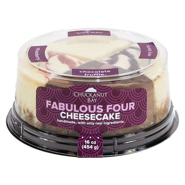 Chuckanut Bay Foods Fabulous Four Cheesecake