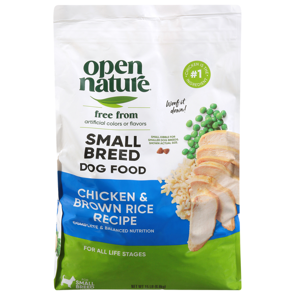 Open Nature Small Bree All Life Stages Chicken & Brown Rice Recipe Dog Food
