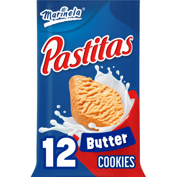 Marinela Pastitas, 12 ct, Butter, Cookies, 3.88 oz
